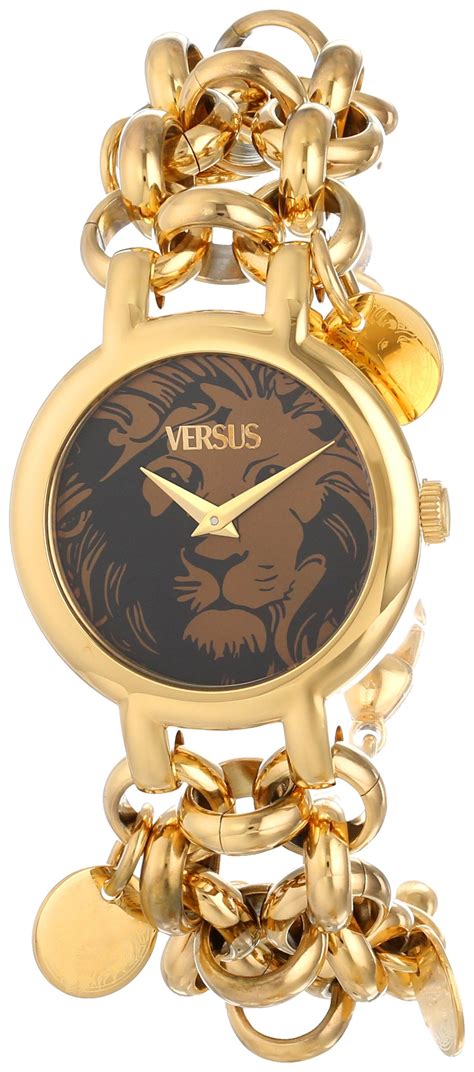 Versus Versace Womens Yellow Gold 36 mm Agadir Watch 